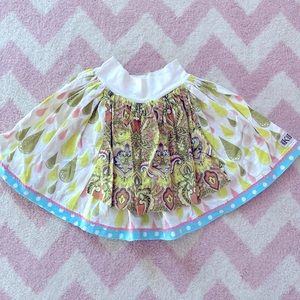 K Pea apron front skirt